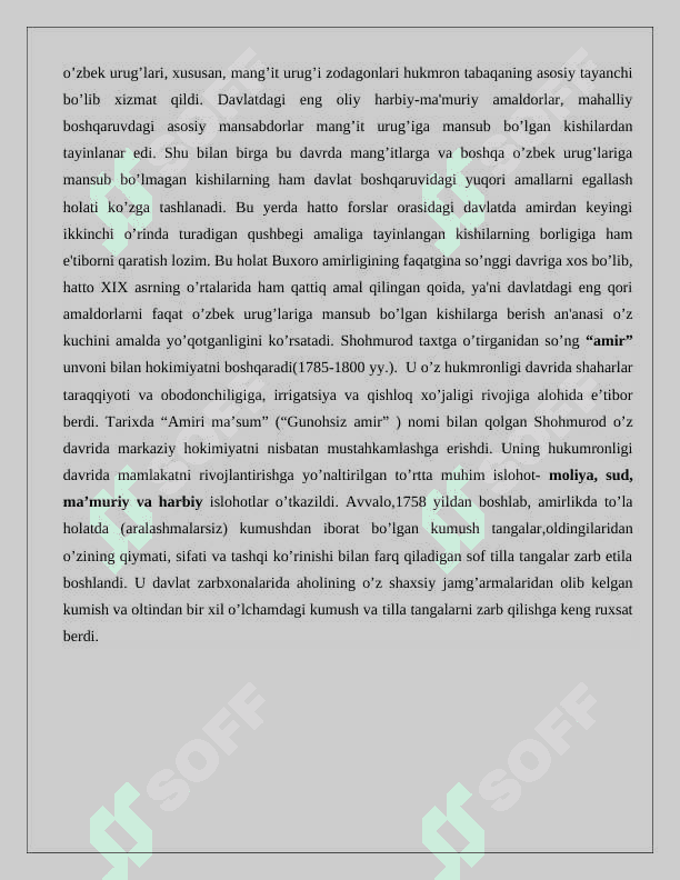 Buxoro amirligida davlat boshqaruvi Buxoro amirligida davlat muassasalari tizimi  24 3
