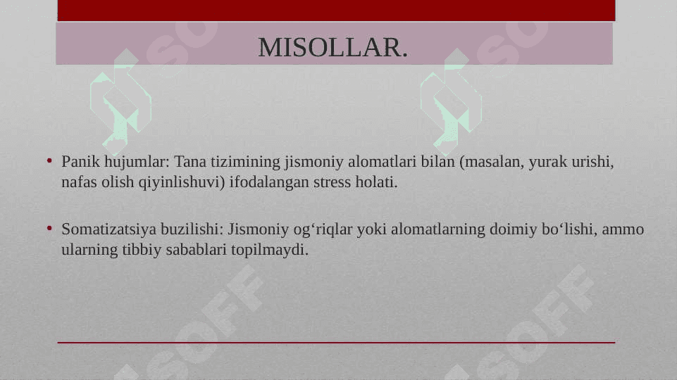 Psevdonevrologik va psixosomatik sindromlar 7