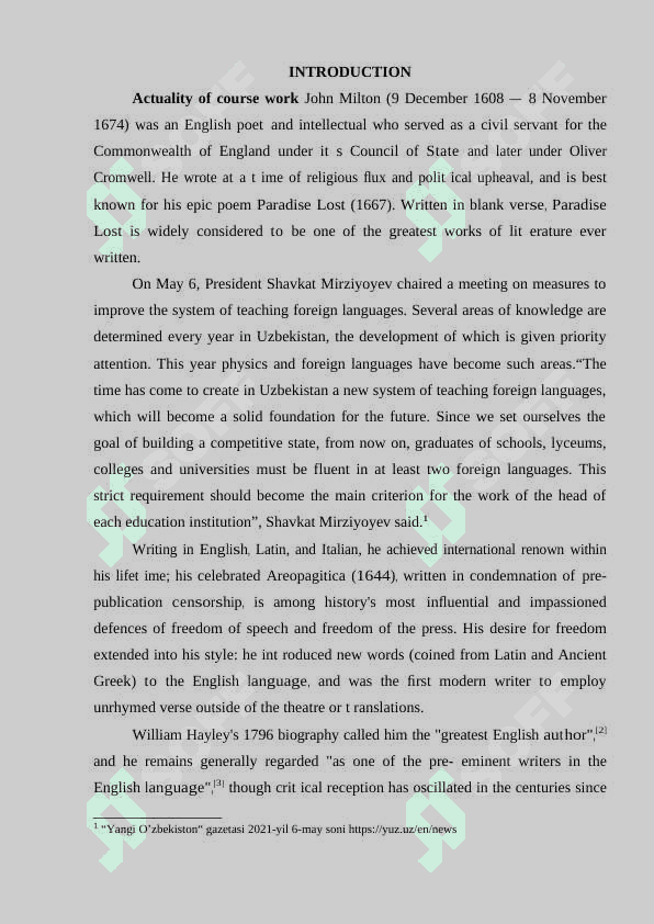 Paradise lost and falling from grace -A look into the seventeenth century redemption poetry 2