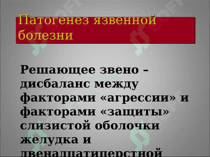 Язвенная болезнь желудка и  двенадцатиперстной 5