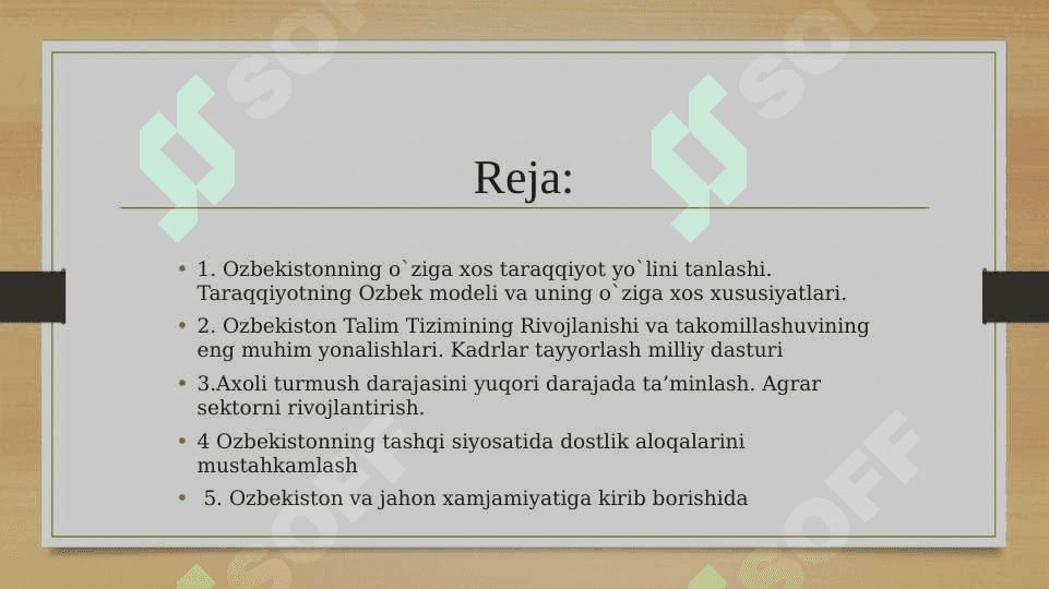 Mustaqillik yillarida davlat boshqaruvi tizimida amalga oshirilgan ishlar 2