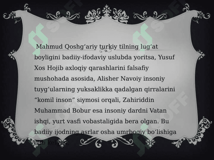 Z.M.Bobur Lirikasida Vatan Sog’inchi 4