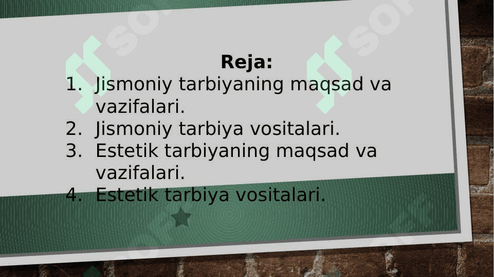 O‘quvchilarning  jismoniy va estetik tarbiyasi 2