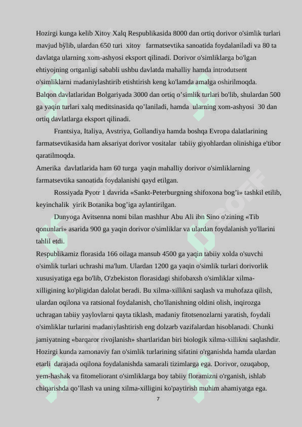 Dorivor gulxayri o’simligi urug’larini labaratoriya tahlili 7