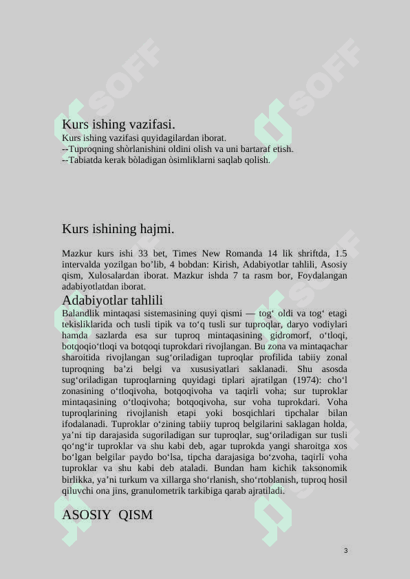Tuproqning sho’rlanish tiplari 3