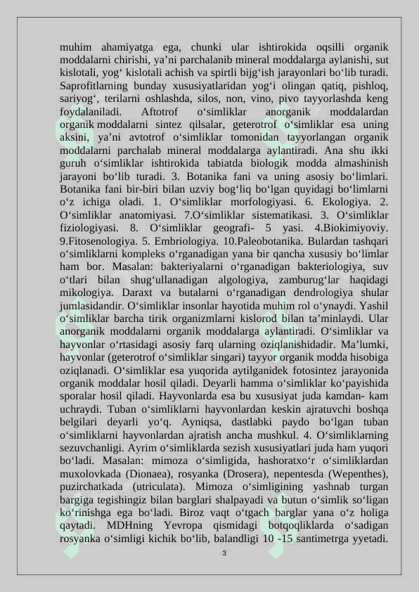 Ochiq urug'lilar bo'limi 3
