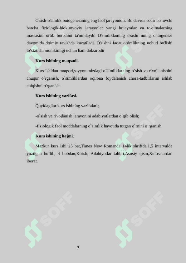 O`sish jarayonlarining boshqarish mexanizmi. Fitogormonlar. 3