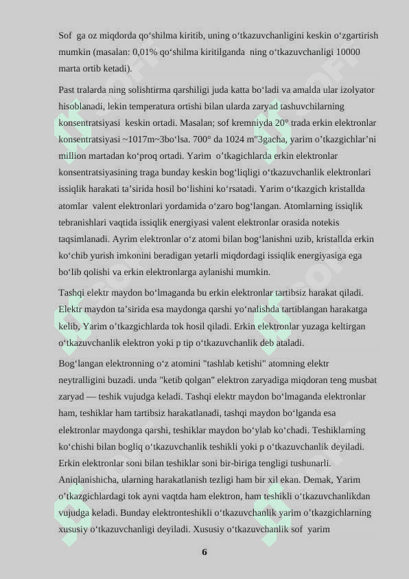 Yarim o’tkazgich parametrlarini o’lchash usullari 6
