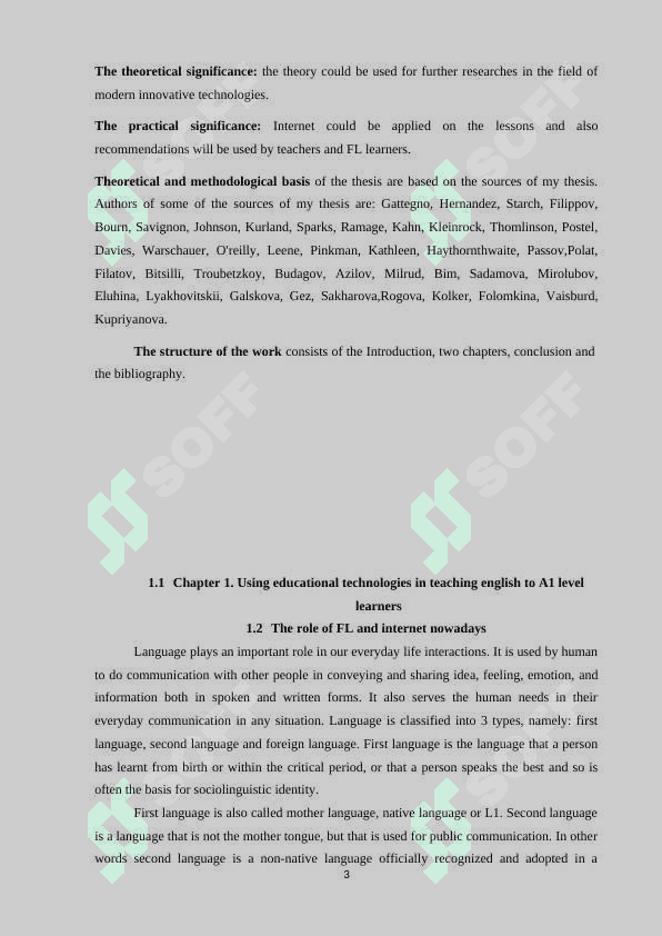 Using educational technologies in teaching english to A1 level learners 3