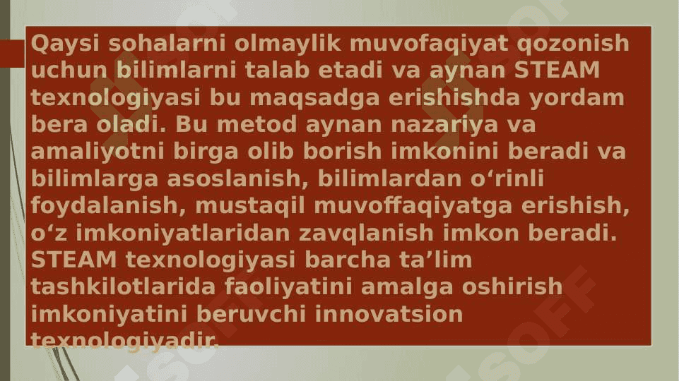 Maktabgacha ta’limda STEAM ta’lim texnologiyasidan foydalanish zaruriyati 4