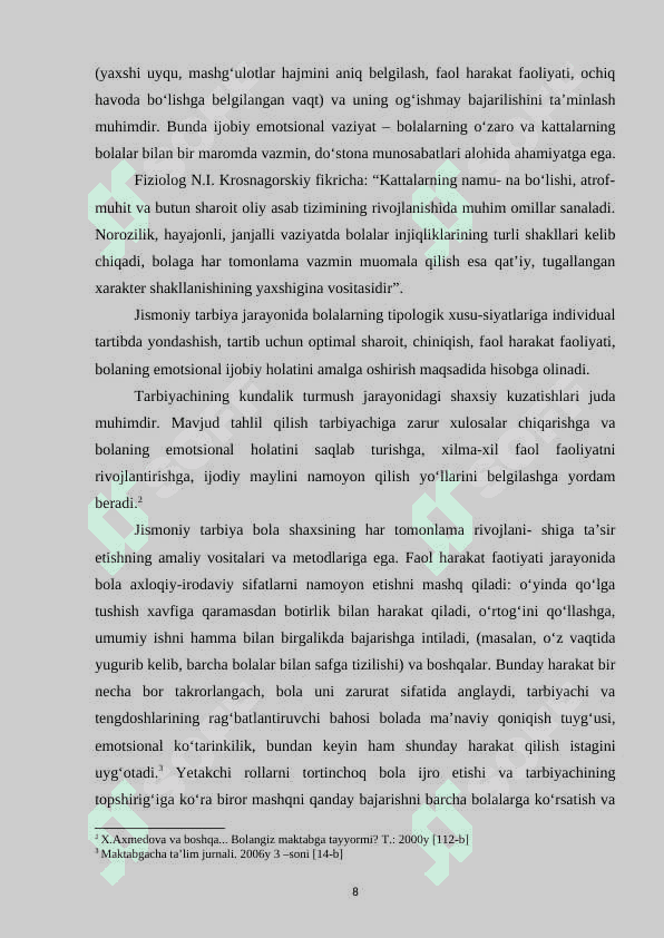 TARBIYADA INDIVIDUAL YONDASHISHNING PSIXOLOGIK ASOSLARI 8
