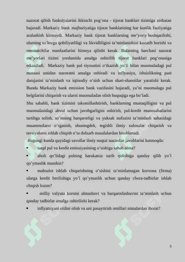 Kreditning mohiyati va Moliya tizimidagi roli 5