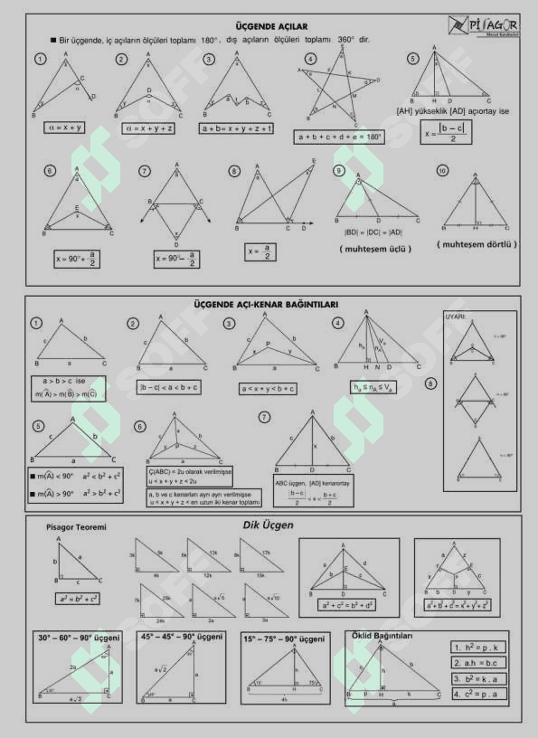 Geometriya formulalar 2
