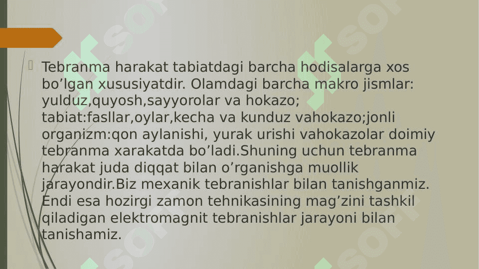 Elektromagnit tebranishlar tebranish konturi 3