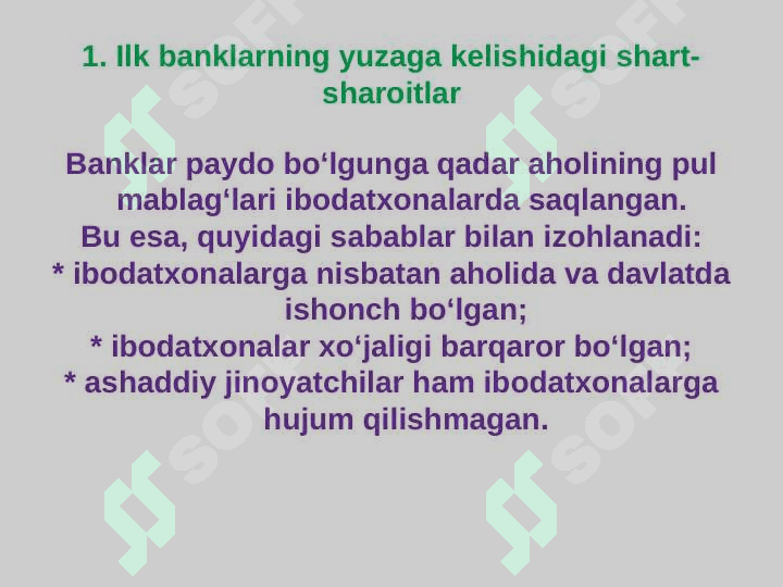 Banklarning kelib chiqishi va bank tizimi 3