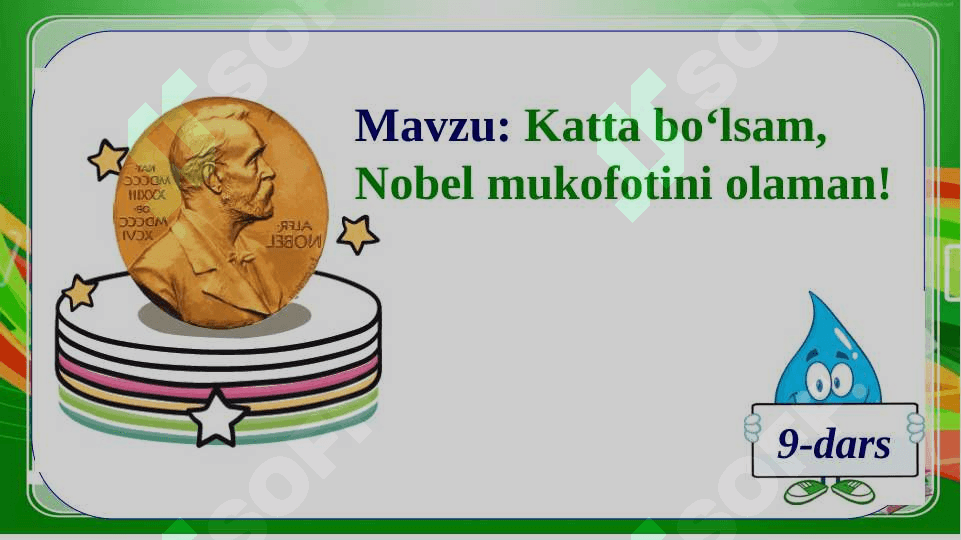 2-sinf.Ona tili. Katta bo‘lsam, Nobel mukofotini olaman! 2