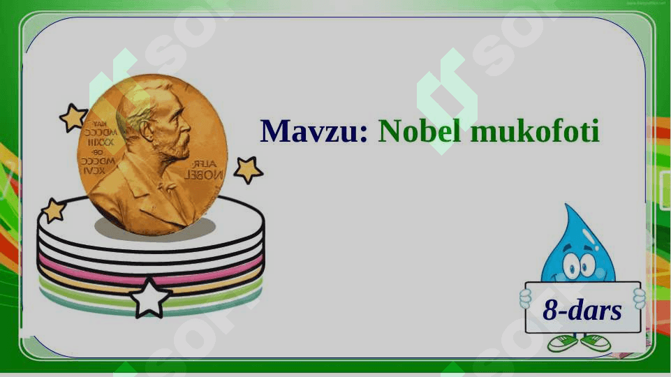 2-sinf.Ona tili. Nobel mukofoti 2