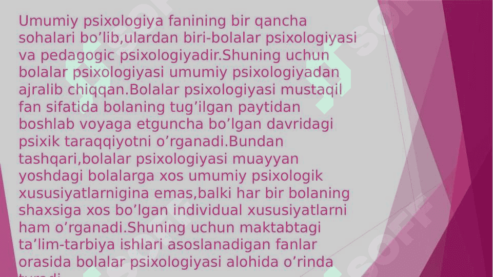 Ko’zi ojiz va zaif ko’ruvchi bolalar rivojlanishining psixik xususiyatlari. 4