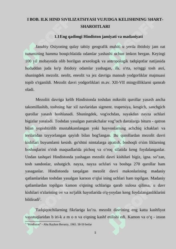 Qadimgi Hindiston svilizatsiyasi 5