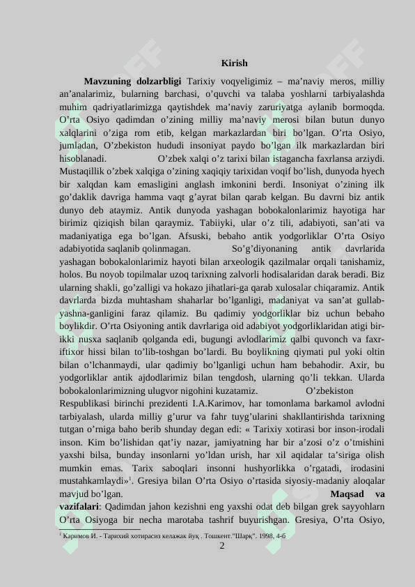 Antik manbalarda O'rta Osiyo 2