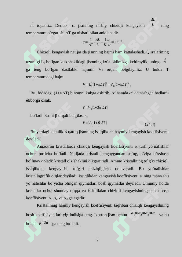MODDALARNING ISSIQLIK SIG’IMI kurs ishi 7