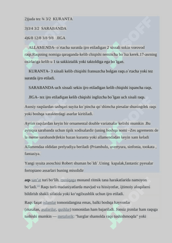 Turkumli shakllar kurs ishi 6