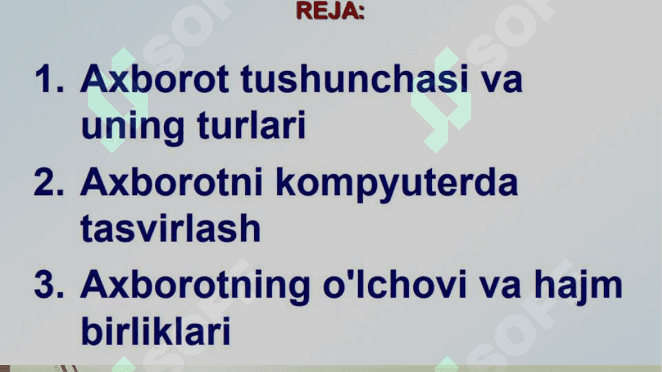 AXBOROT TURLARI : IJTIMOIY VA MADANIY TURMUSH JAMIYAT SIYOSIY VA  IQTISODIY JARAYONLAR BILAN UZVIYLIGI 3