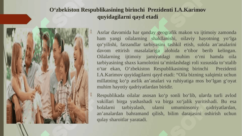 Oilaning turlari 4