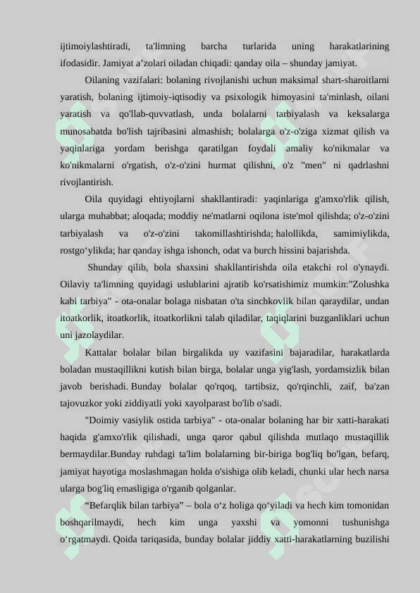 Oila tarbiyasining mazmun va mohiyati 2