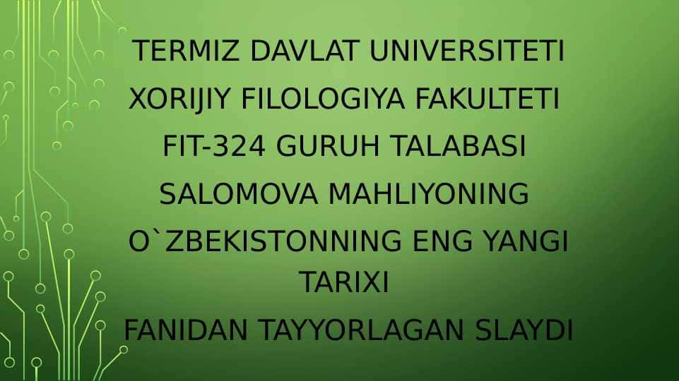 ISLOM KARIMOV 1