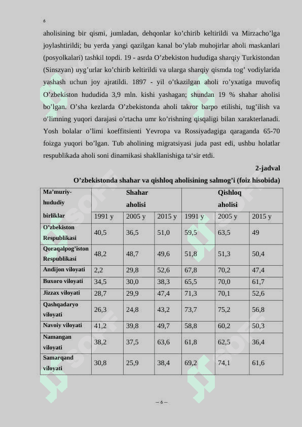 MUSTAQILLIK DAVRIDA AHOLI SONI DINAMIKASI 8