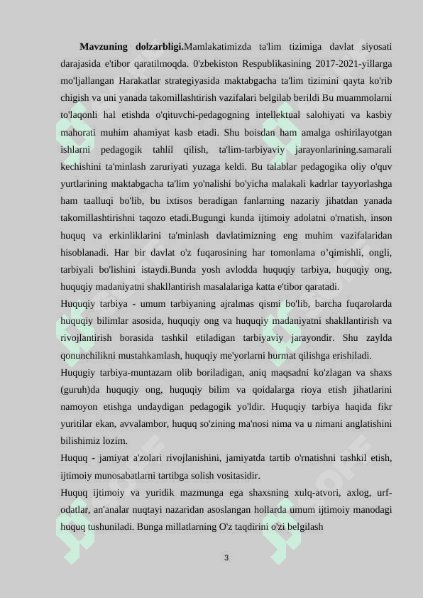 Maktabgacha yoshdagi boʻlgan bolaning huquqlari 3