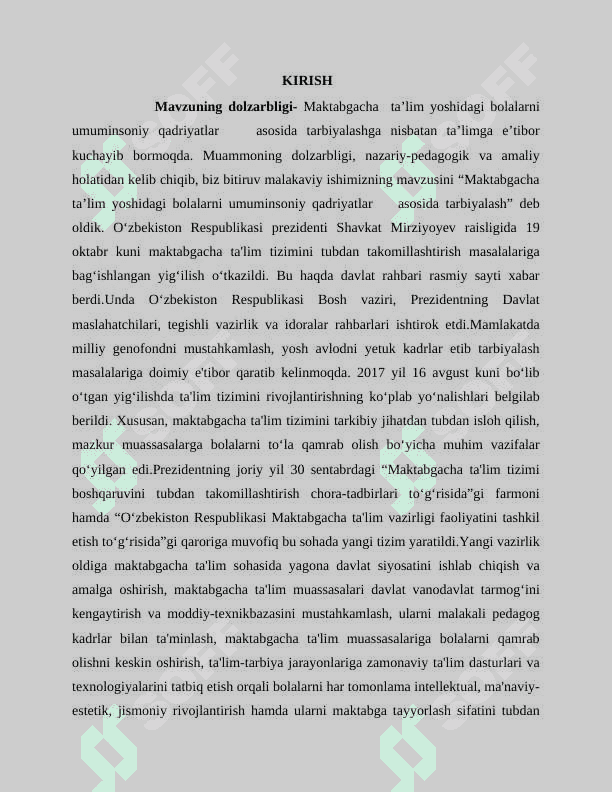 Maktabgacha yoshdagi bolalarni maktab ta'limiga tayyorlashning muammo va yechimlari. 3