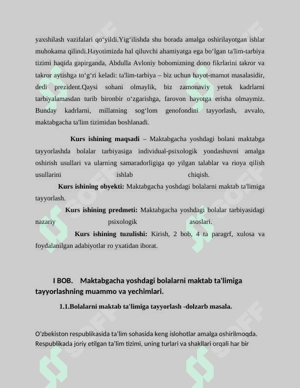 Maktabgacha yoshdagi bolalarni maktab ta'limiga tayyorlashning muammo va yechimlari. 4
