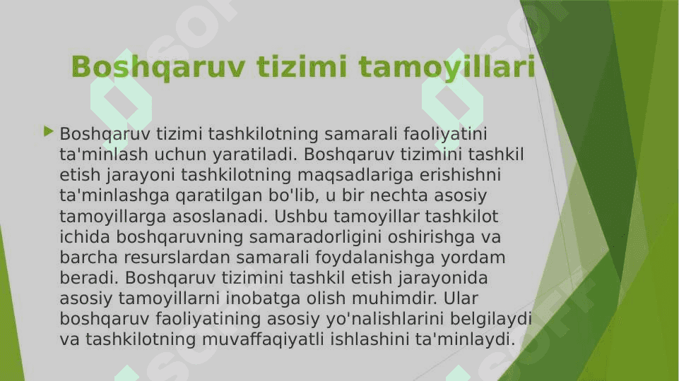 Boshqaruv tizimini tashkil etish tamoyillari 3