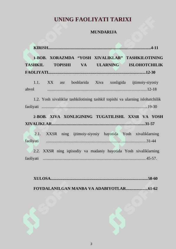“YOSH XIVALIKLAR” TASHKILOTI VA UNING FAOLIYATI TARIXI 2