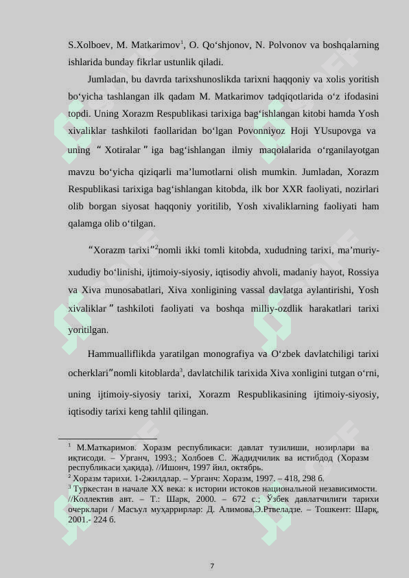 “YOSH XIVALIKLAR” TASHKILOTI VA UNING FAOLIYATI TARIXI 6