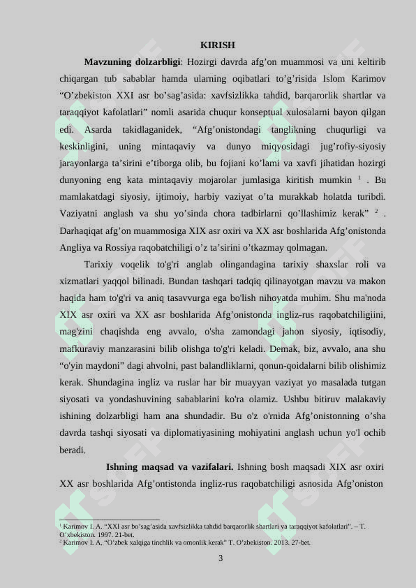 XIX asr oxiri XX asr boshlarida Afg’onistonda ingliz-rus raqobatchiligining tarixi 3