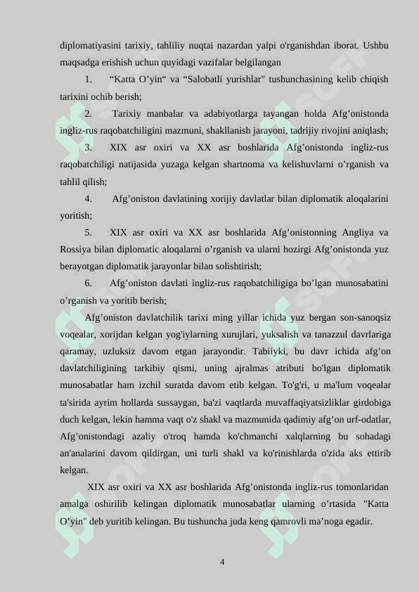XIX asr oxiri XX asr boshlarida Afg’onistonda ingliz-rus raqobatchiligining tarixi 4
