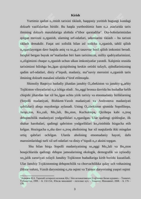 Shimoliy Baqtriya bronza davri qabilalarining dafn marosimlari va diniy e’tiqodi 3