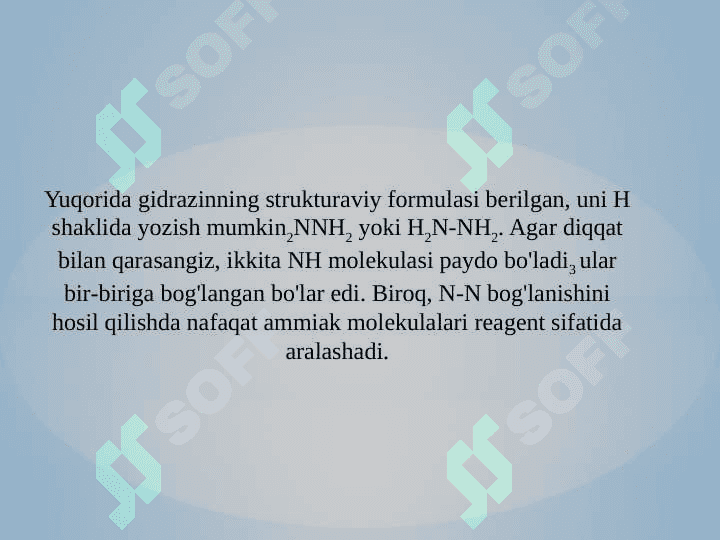 NITRID GIDROZIN GIDROKSILAMIN AZIT KISLOTASI 4