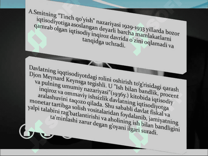 IQTISODIYOTDA DAVLATNING ROLI 6