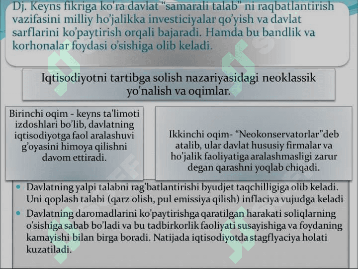 IQTISODIYOTDA DAVLATNING ROLI 8