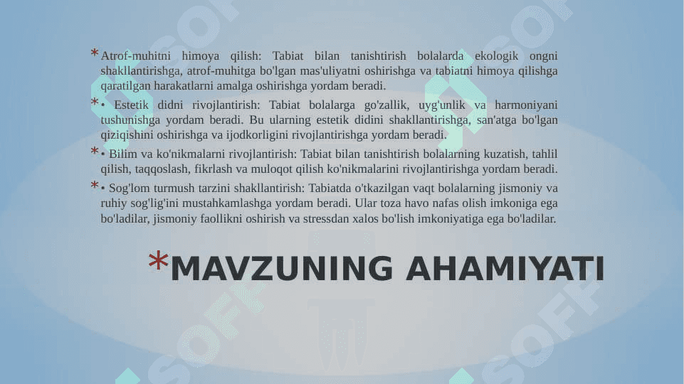 TURLI YOSH GURUHLARDA TA'LIMIY FAOLIYATLAR O'TKAZISH, ULARGA RAHBARLIK QILISH 3