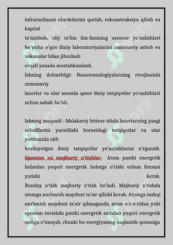 Spontan va majburiy kombinatsion sochilish 7
