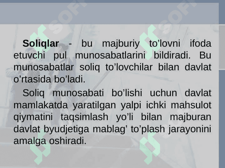 soliqlar va soliqqa tortish faniga kirish 3