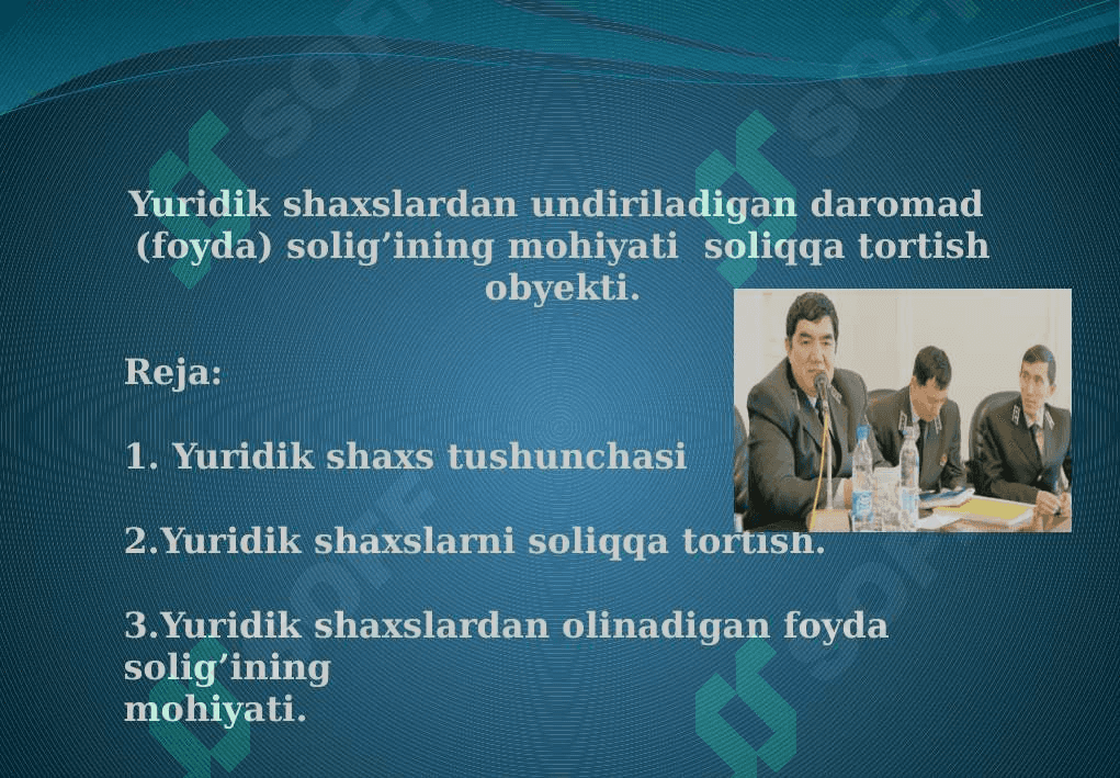 Yuridik va jismoniy shaxslarni soliqqa tortishni o‘ziga xos o‘xshashlik hamda farqli jihatlari. 2