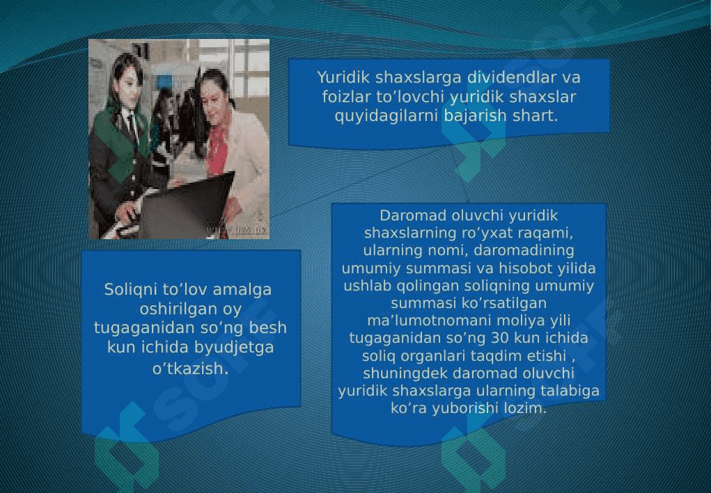 Yuridik va jismoniy shaxslarni soliqqa tortishni o‘ziga xos o‘xshashlik hamda farqli jihatlari. 4