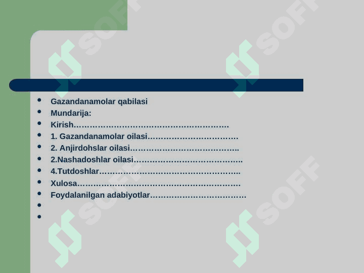 Gazandanamolar qabilasi 2