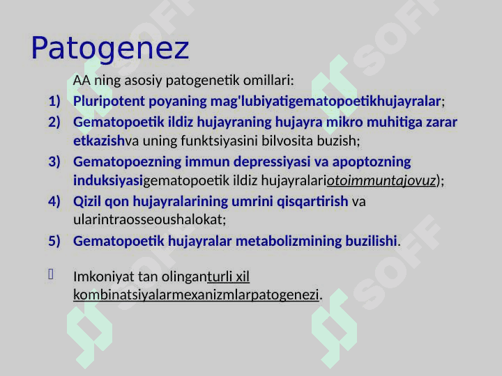 APLASTIK ANEMIA kasaliklari 7